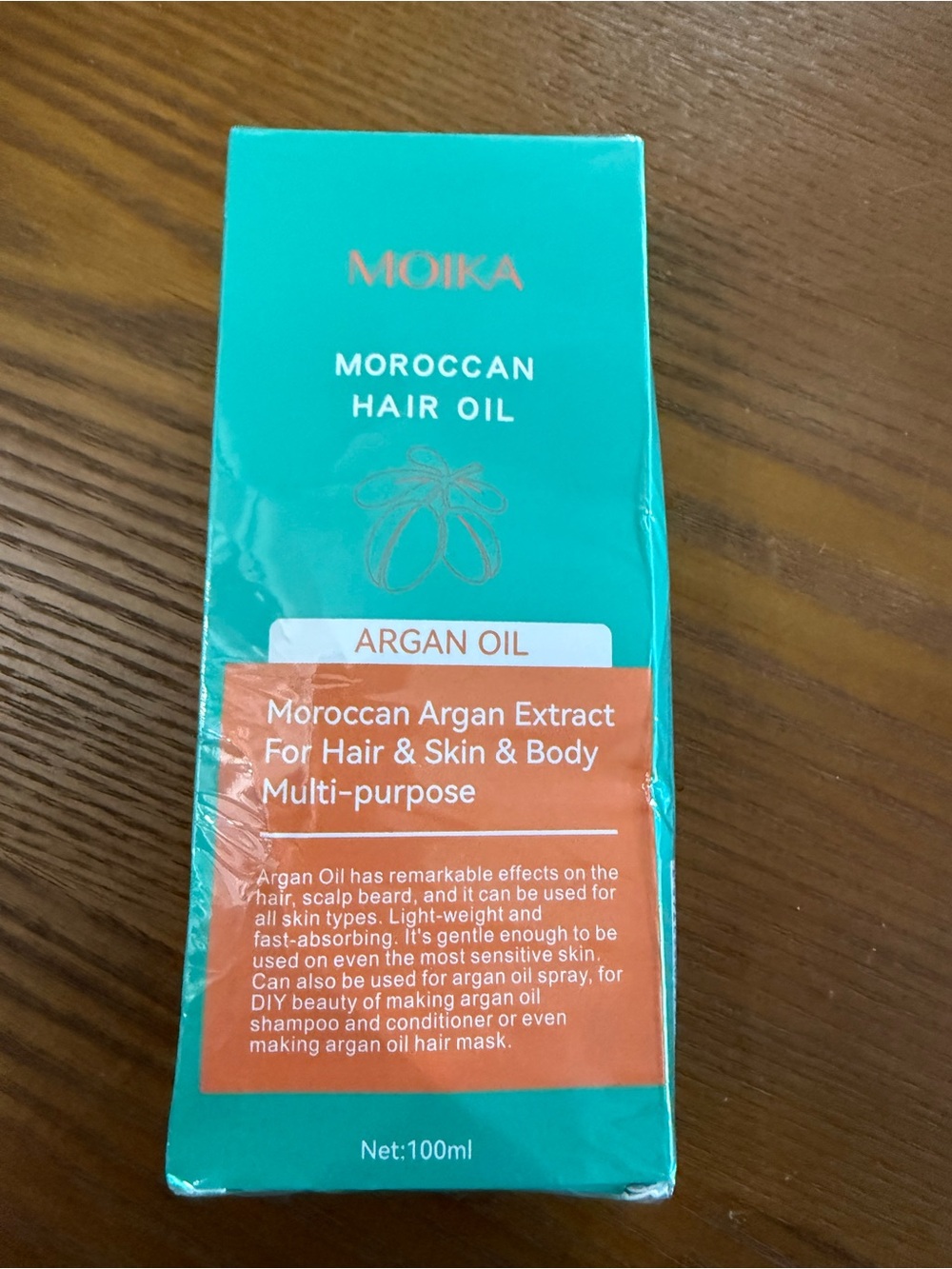 Moroccan Argan Hair Oil - Teal